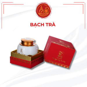 Bạch Trà Cầu Tre Vàng Hũ Sứ Cao Cấp 80g