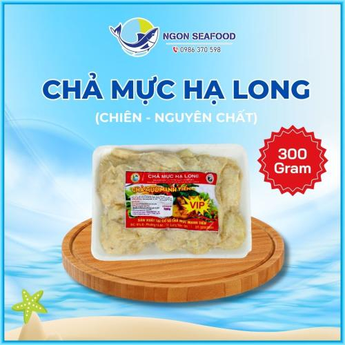 Chả Mực Hạ Long VIP Nguyên Chất (Chiên) - Hút Chân Không - Khay 300gr