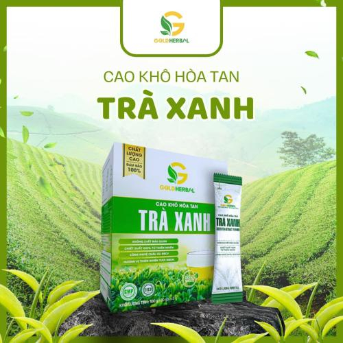 Cao Khô Hòa Tan Trà Xanh Gold Herbal