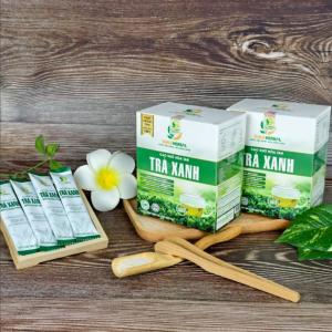 Cao Khô Hòa Tan Trà Xanh Gold Herbal (Hộp 20 gói x 5g)