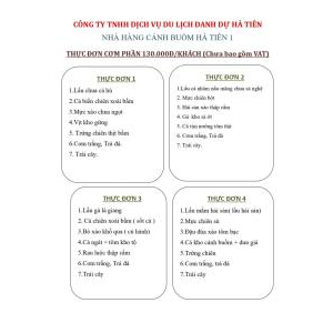 Nhà Hàng Cánh Buồm Hà Tiên