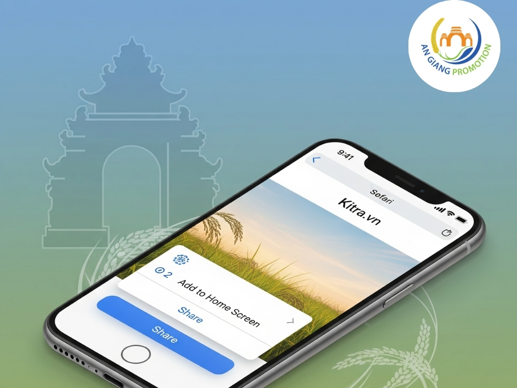 2. Trên iOS (iPhone – Safari):