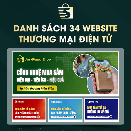 Danh Sách Website TMĐT Của 34 Tỉnh Thành Việt Nam